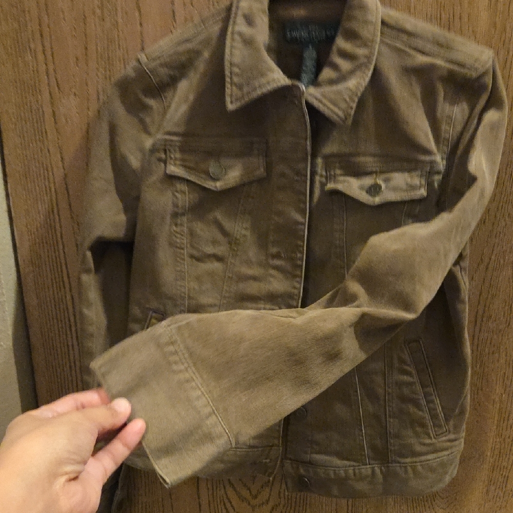 Ralph Lauren Women’s Brown Corduroy Jean Jacket - Picture 6 of 14